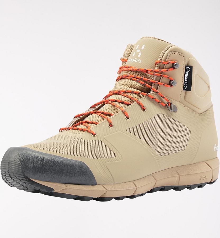 Haglöfs L.I.M Mid Proof Eco Hiking Boots Khaki/Orange For Mens WHFPZ5310 Australia